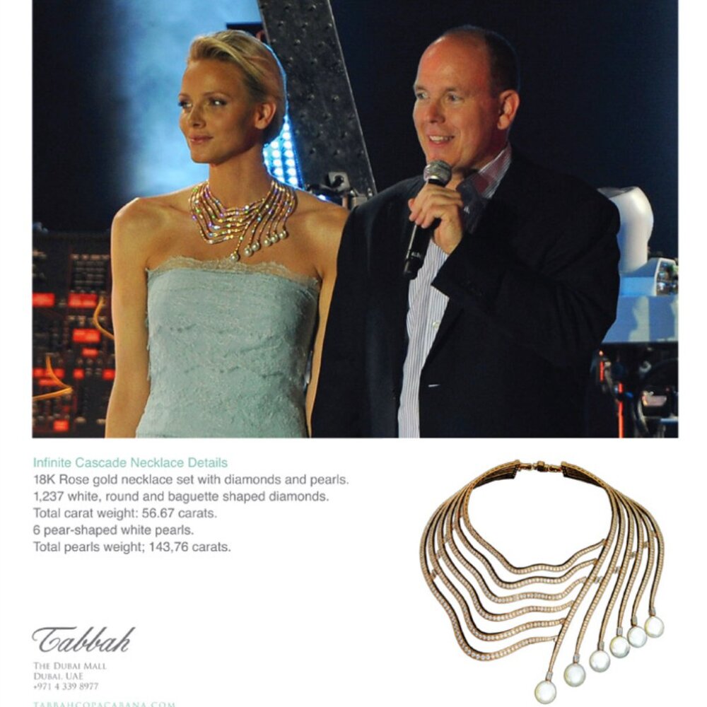 Tabbah Diamond 18K Gold Station Parisian Bracelet - Picture 13 of 13